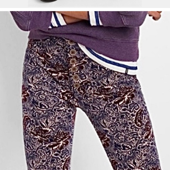 Pilcro High Rise Skinny Button-fly Corduroy Ankle Pant NWT Sz 27 - Picture 9 of 11